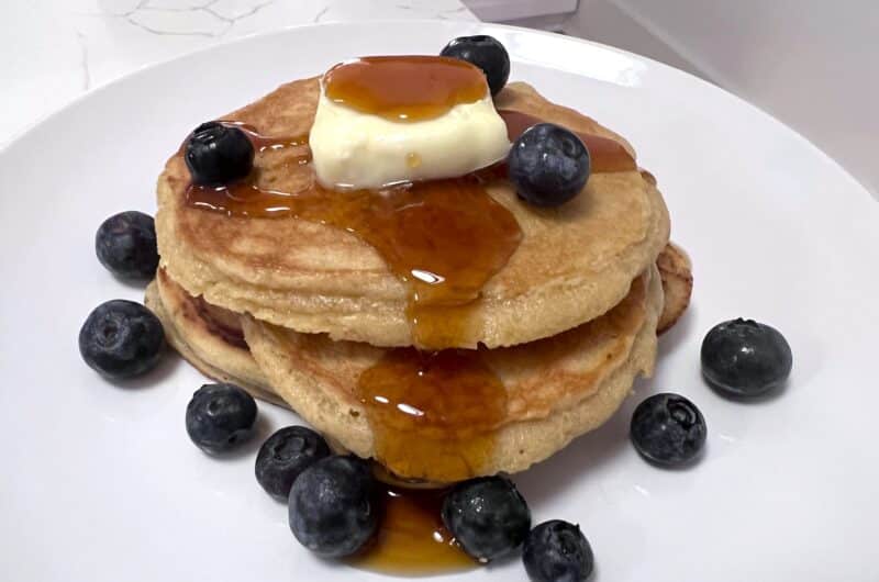 Kidney Friendly Pancakes with Syrup