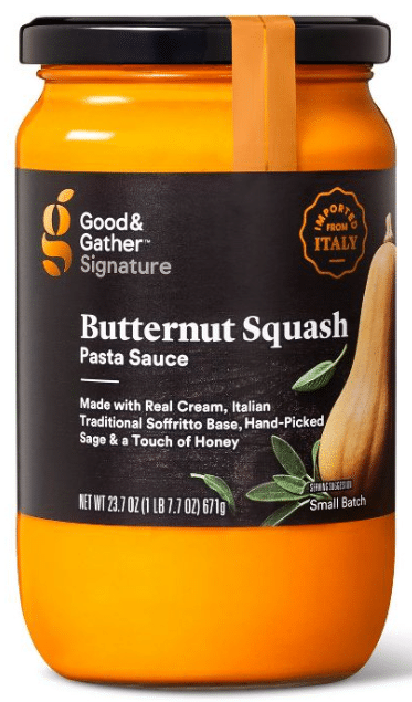 good and gather butternut squash low sodium pasta sauce