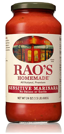 raos sensitive low sodium marinara