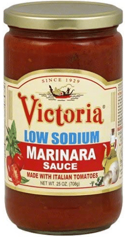 victoria low sodium marinara sauce