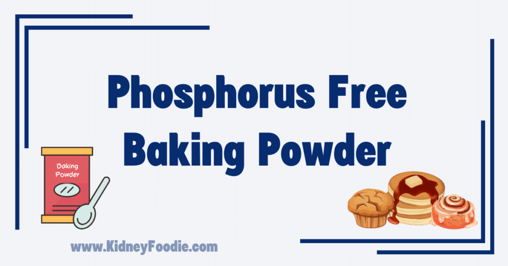 Phosphorus free baking powder