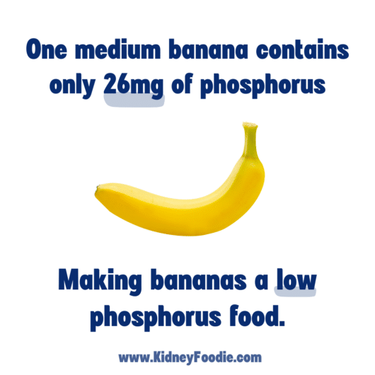 phosphorus in bananas