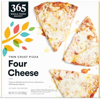 365 whole foods four cheese low phosphorus kidney friendly pizza