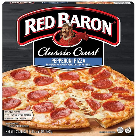 red barron pepperoni low phosphorus pizza